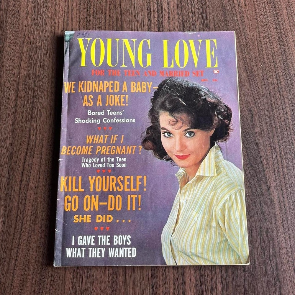 vintage young love 1959 teen magazine